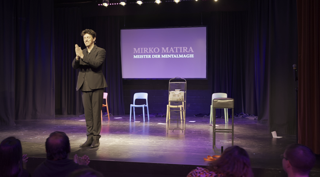Mirko Matira auf Bühne